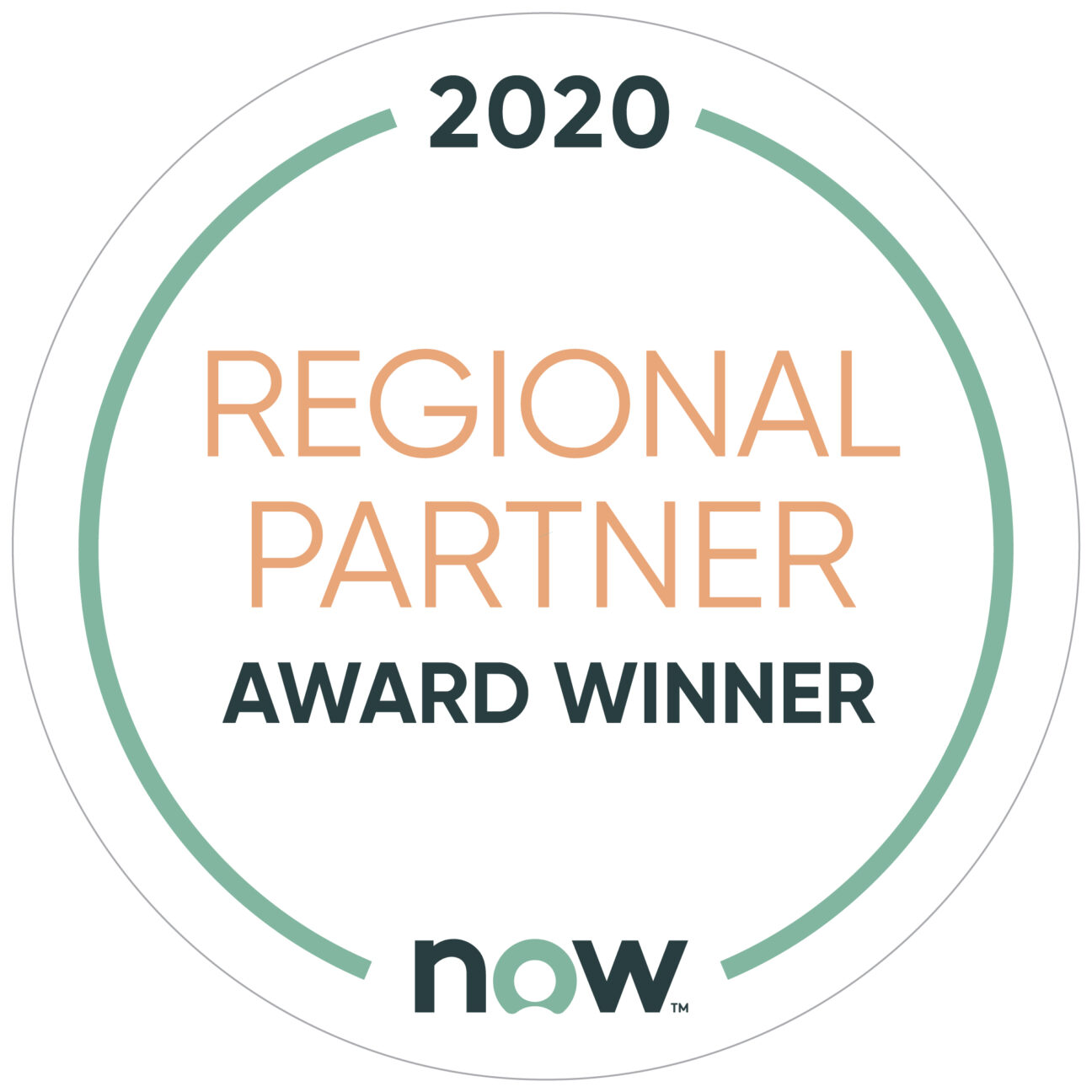 2020 Regional Partner - Award Winner - ServiceNow