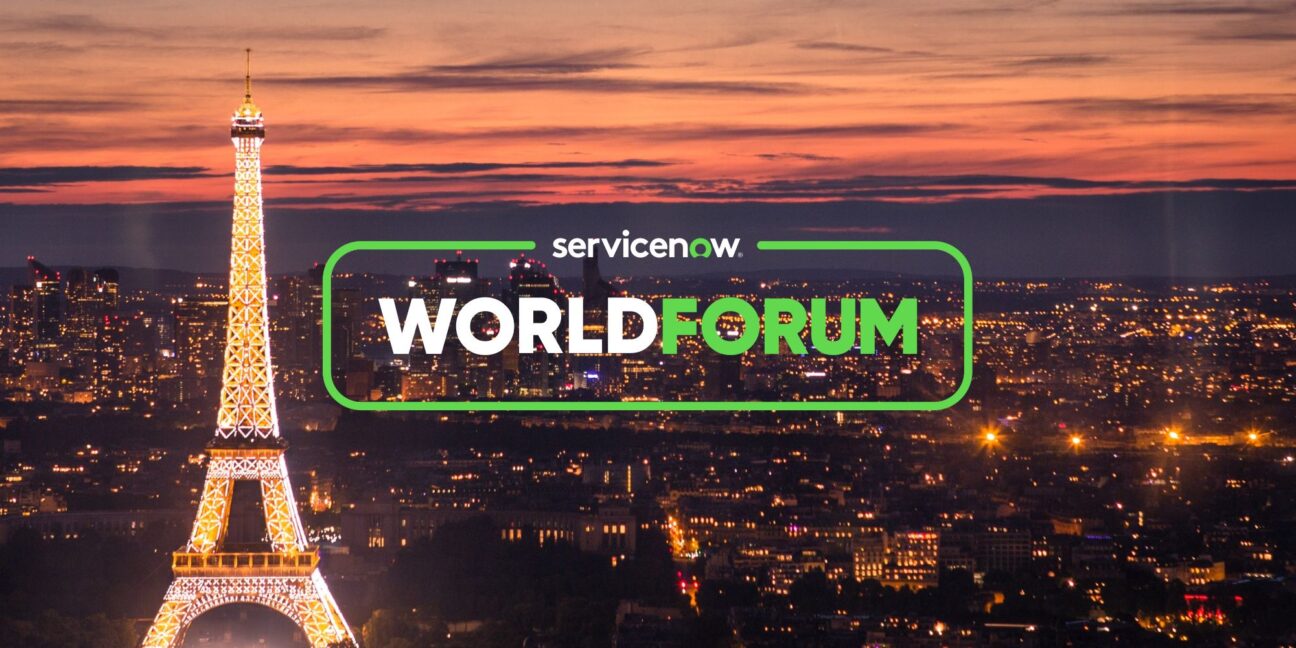 ServiceNow World Forum in Paris 2023