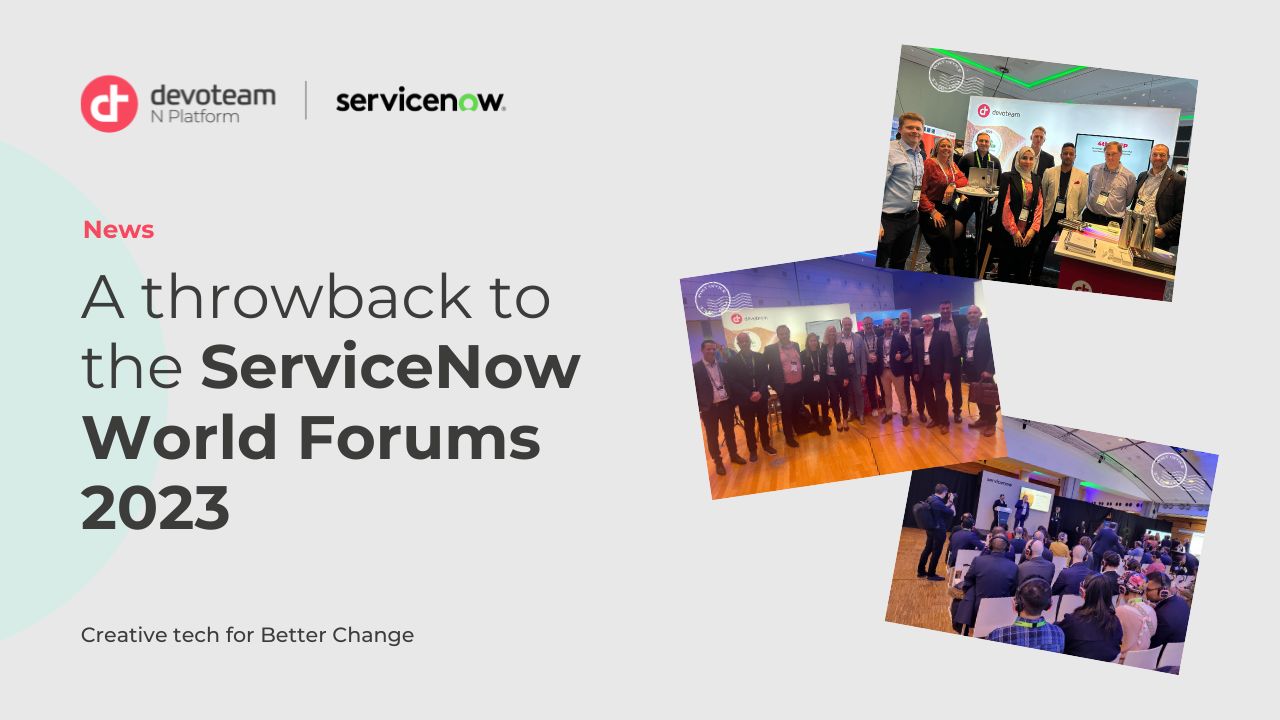 A throwback to the ServiceNow World Forums 2023