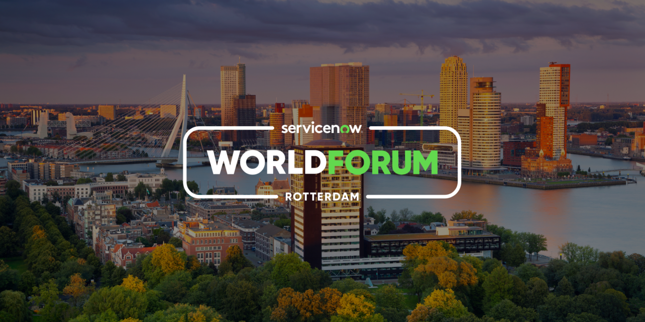 Devoteam is attending ServiceNow World Forum 2024 in Rotterdam!